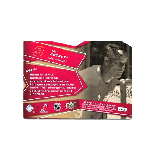 Gordie Howe® Autographed 2008-09 Upper Deck MM-HO SPX Hockey Card