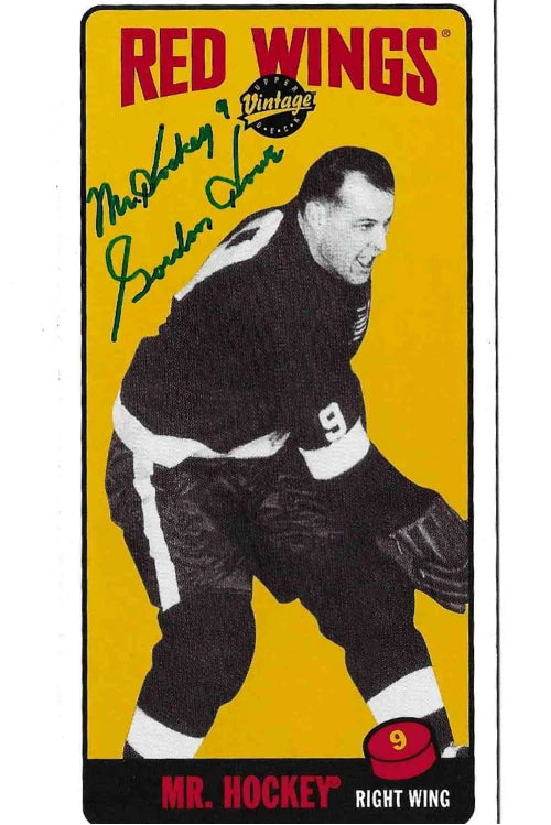 Gordie Howe® Autographed 2002-03 Upper Deck #T67 Vintage Card