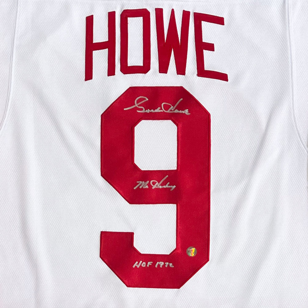 Gordie Howe® Autographed Detroit Red Wings Replica Jersey