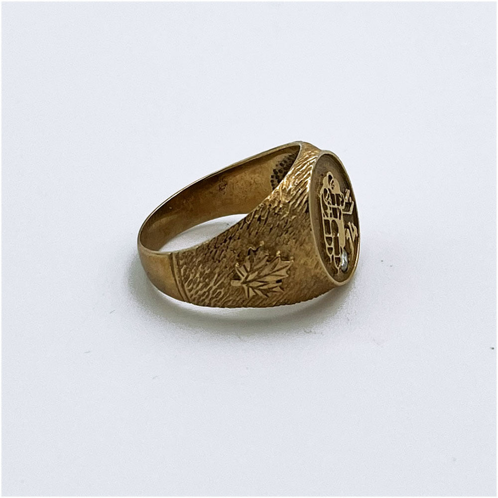 Marty Howe's 1974 Summit Series Gold & Diamond Ring