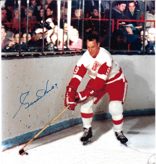Gordie Howe® Autographed 8X10 Photo