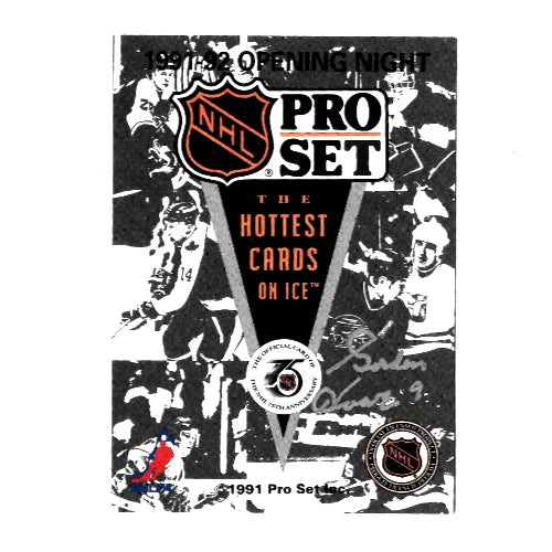 Gordie Howe® Autographed 1991-92 Pro Set Hockey Card