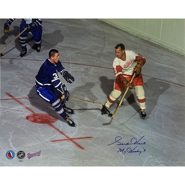 Gordie Howe® Autographed 16X20 Photo (w/Marcel Pronovost)