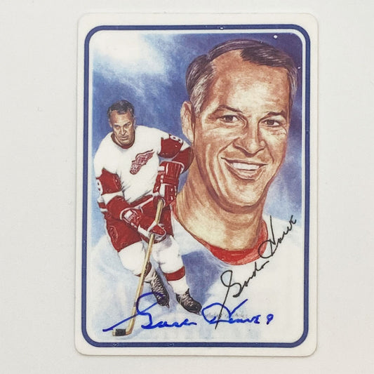Gordie Howe® Autographed Gartlan Ceramic Card