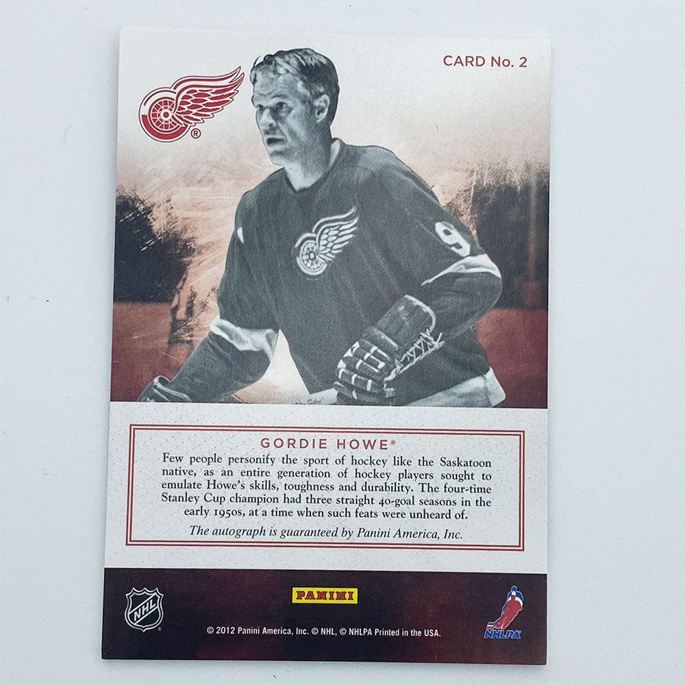 Gordie Howe® Autographed 2011-12 Panini Prime Hockey Card