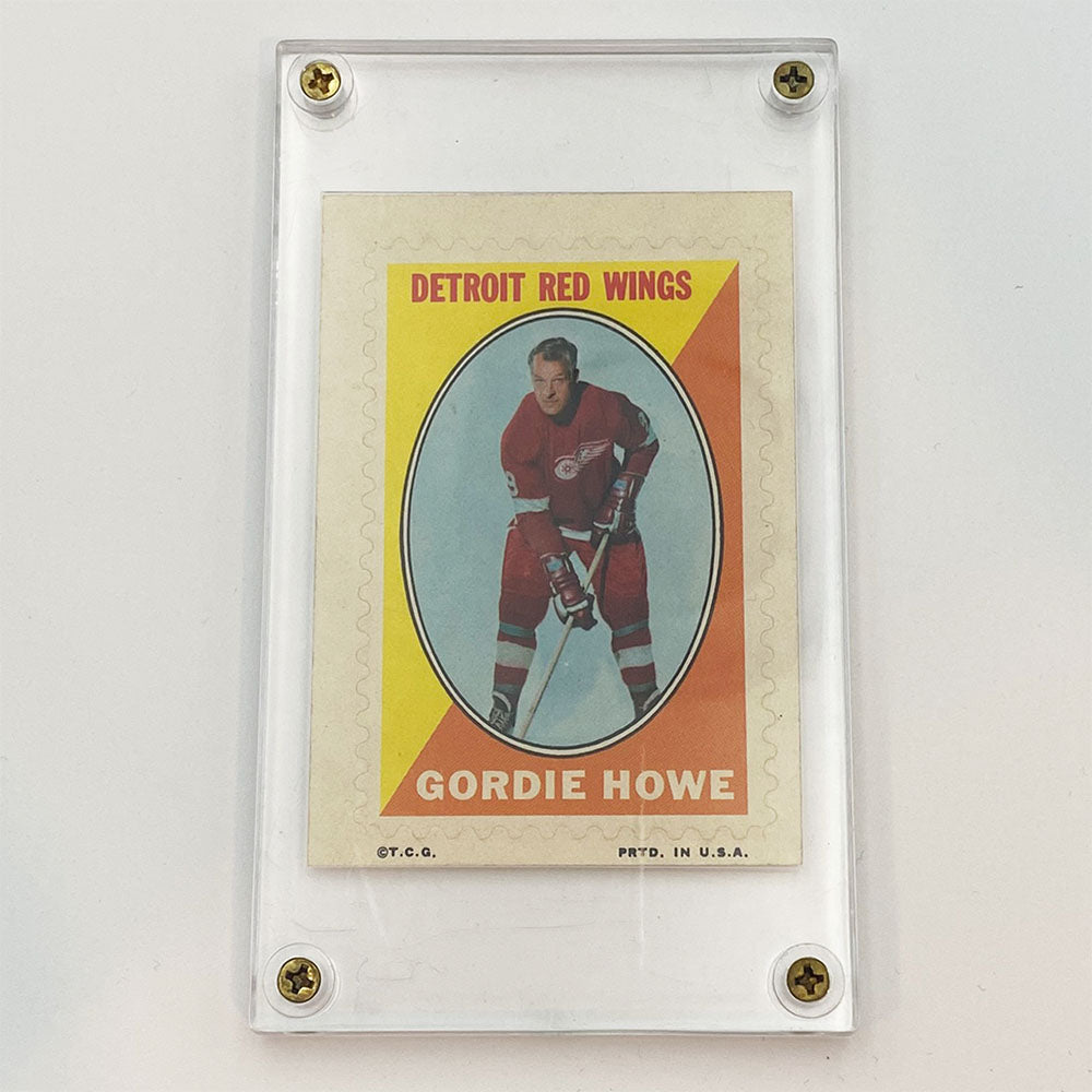 Gordie Howe® 1970-71 Topps Sticker Stamp Card