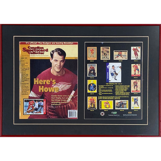 Gordie Howe® Framed Magazine Proof