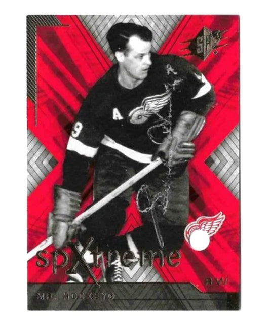 Gordie Howe® Autographed 2007-08 SPX #X5 Upper Deck Hockey Card