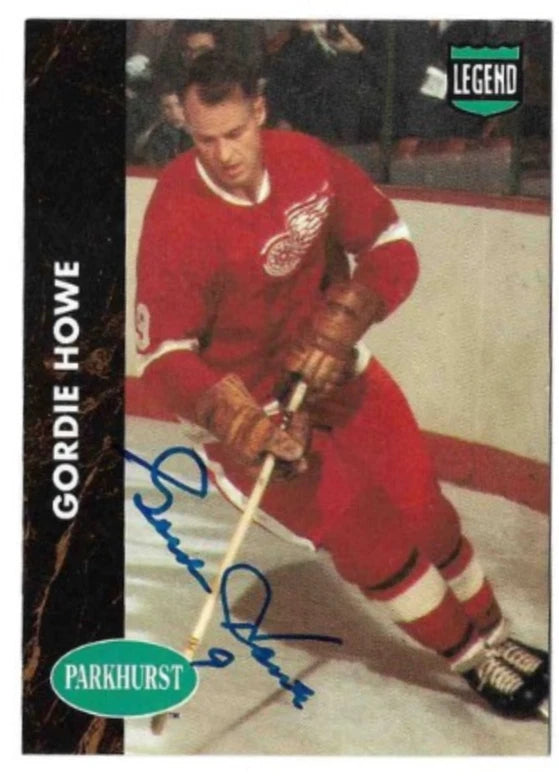 Gordie Howe® Autographed 1991-92 PHC 1 Parkhurst Hockey Card