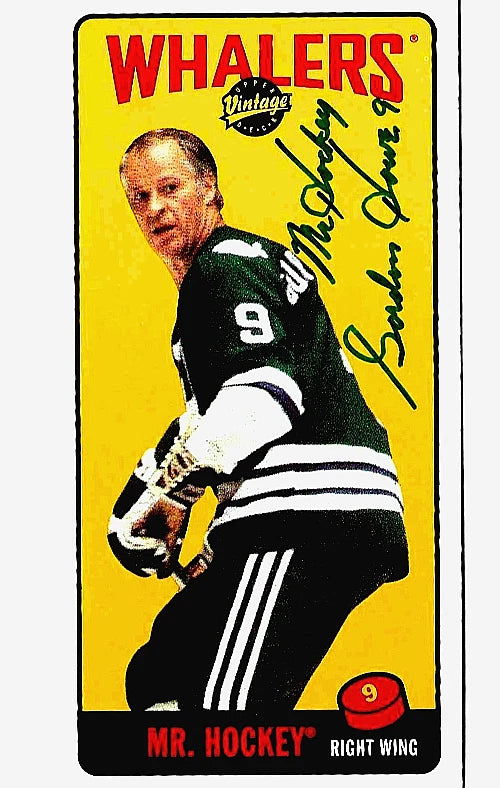 Gordie Howe® Autographed 2002-03 Upper Deck #T69 Vintage Card
