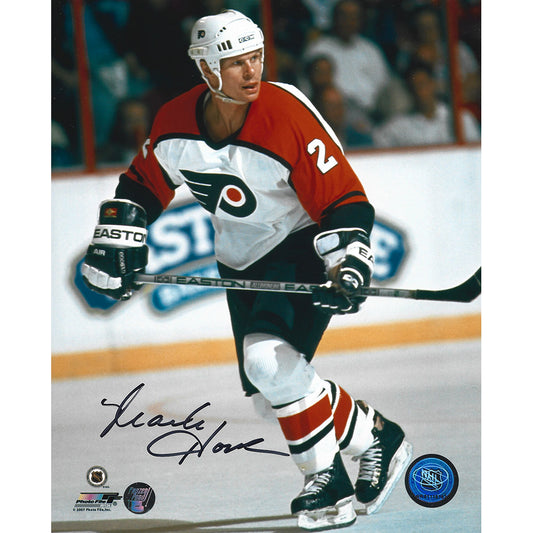 Mark Howe Autographed Philadelphia Flyers 8X10 Photo