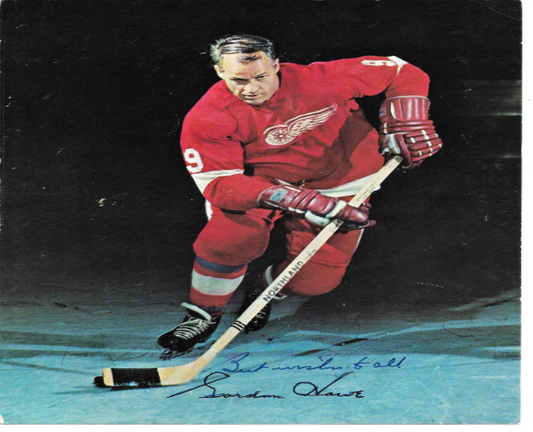 Gordie Howe® Autographed Red Wings 8X10 Photo