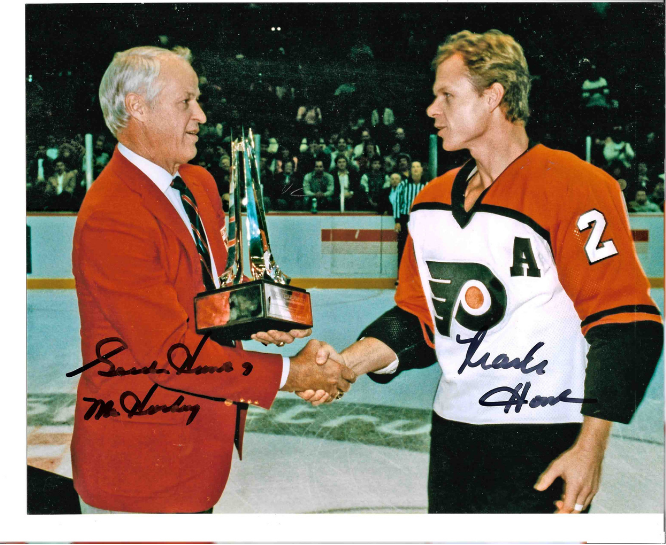 Mark Howe & Gordie Howe® Autographed 8X10 Photo