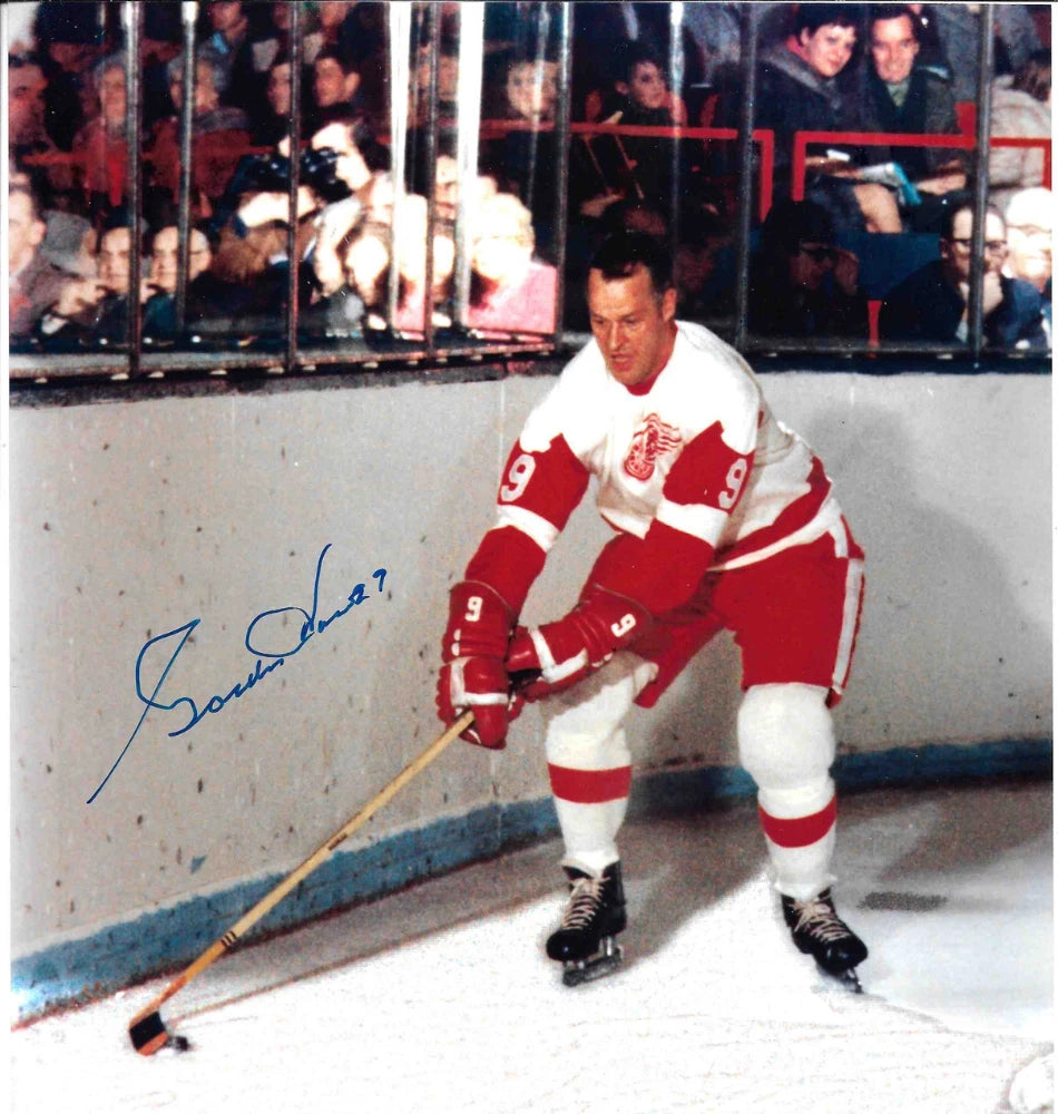Gordie Howe® Autographed 8X10 Photo