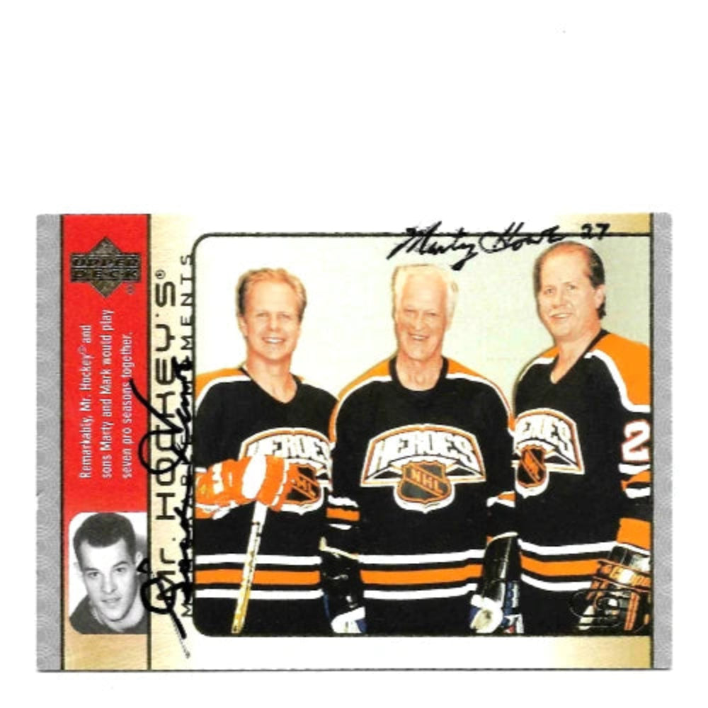 Gordie Howe® Autographed 2002-03 Upper Deck #GH18 Hockey Card