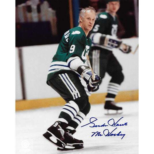 Gordie Howe® Autographed 8X10 Photo (Hartford Whalers w/Mr. Hockey®)