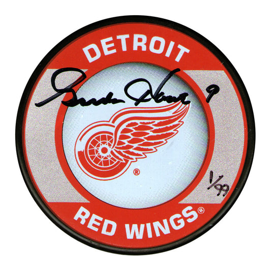 Gordie Howe® Autographed Detroit Red Wings Limited-Edition Puck