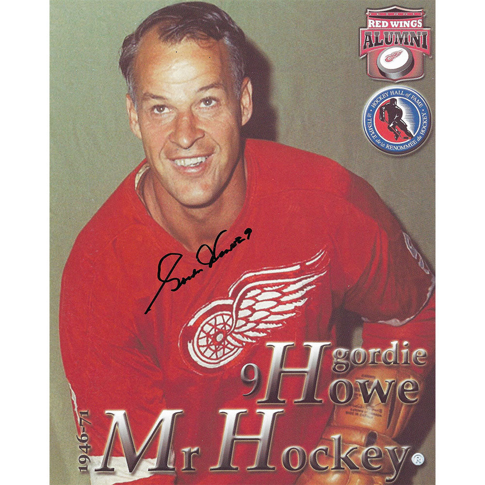 Gordie Howe® Autographed 8X10 Photo (NHL Alumni)