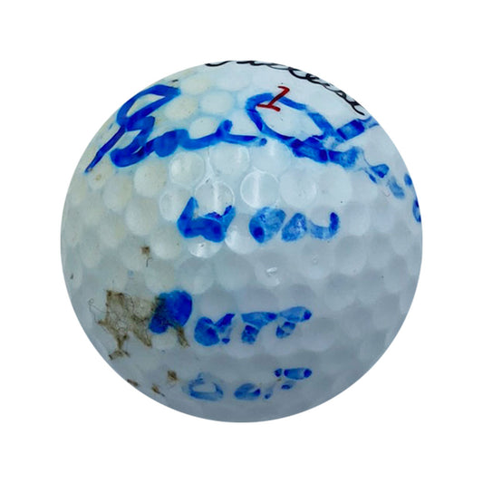 Gordie Howe® Used/Autographed Golf Ball w/Won Putt Out Inscription