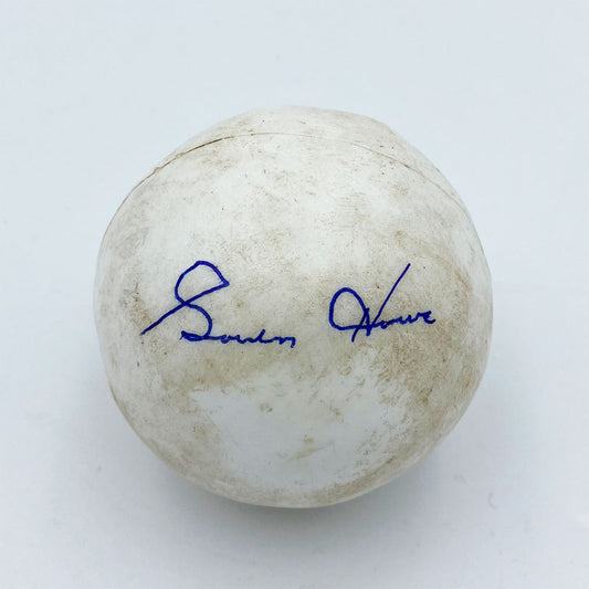 Gordie Howe® Autographed Polo Ball