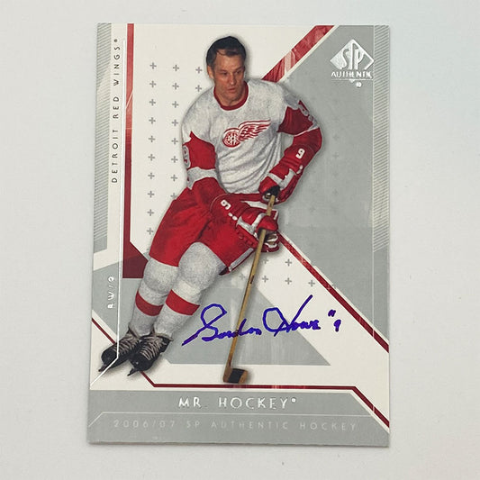 Gordie Howe® Autographed 2008-09 Upper Deck SP Authentic Hockey Card