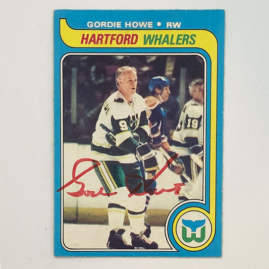 Gordie Howe® Autographed 1979-80 O-Pee-Chee Hockey Card