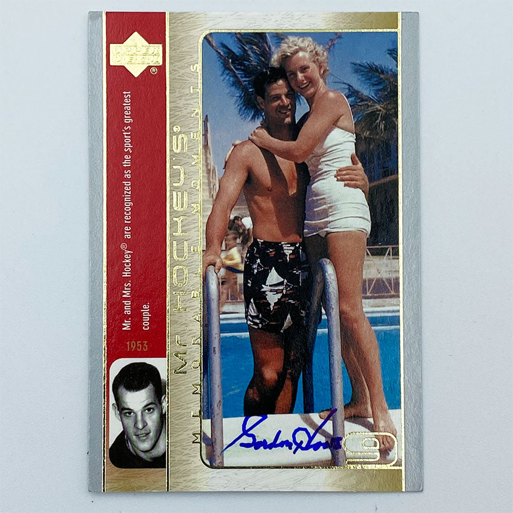 Gordie Howe® Autographed 2003-04 Upper Deck Mr. Hockey Memorable Moments Card