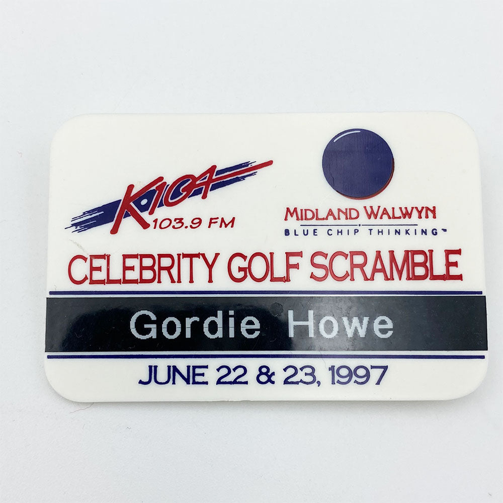 Gordie Howe® 1997 Celebrity Golf Challenge Gift Bag