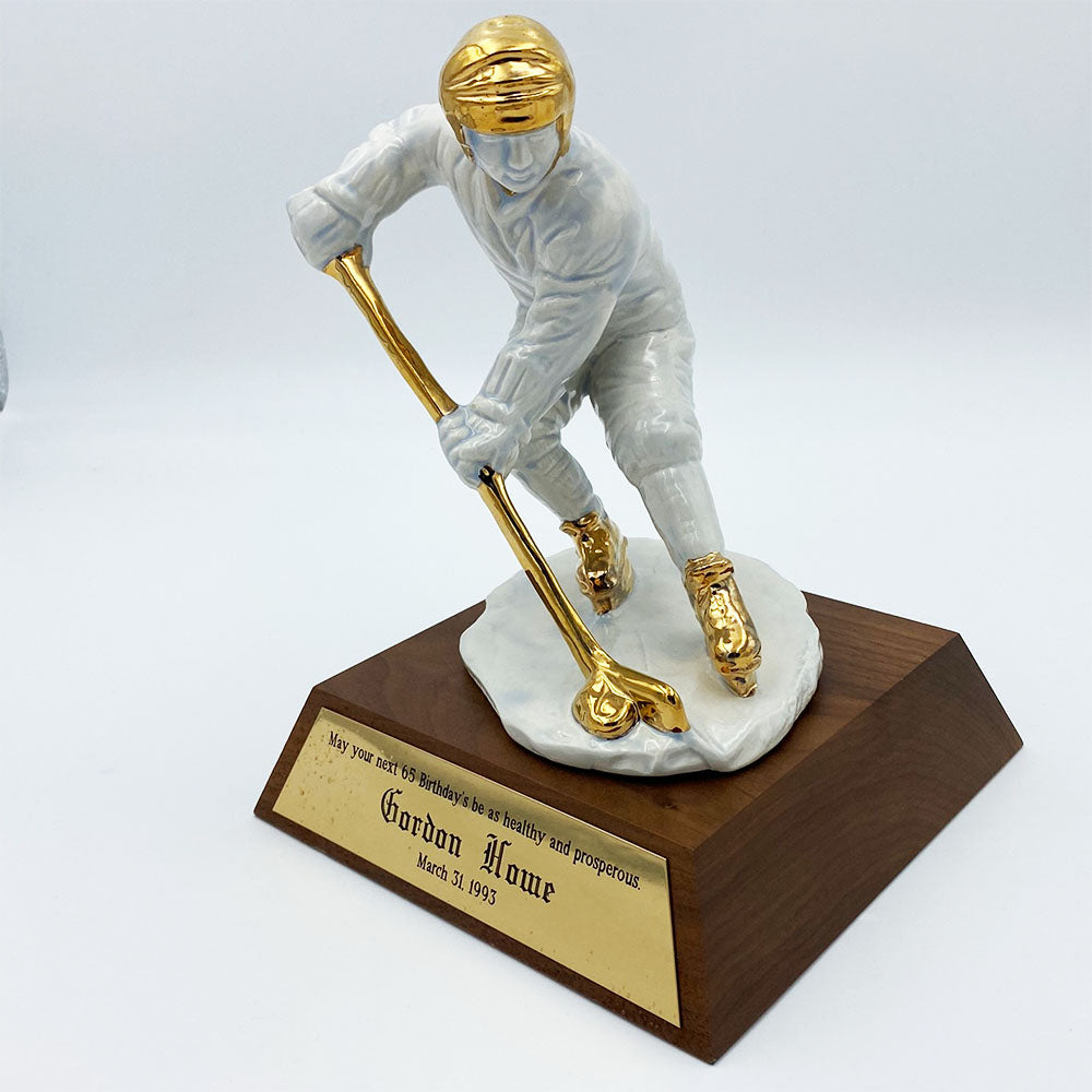 Gordie Howe® Custom Hockey Trophy - 65th Birthday Present